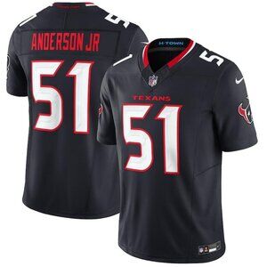 Mens Kids Youths Will Anderson Jr Navy Stitched Jersey